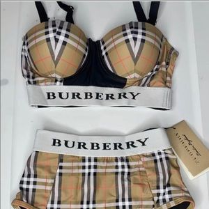 Bethany Nova Check Corset Underwire Bikini Top & Bottom Set